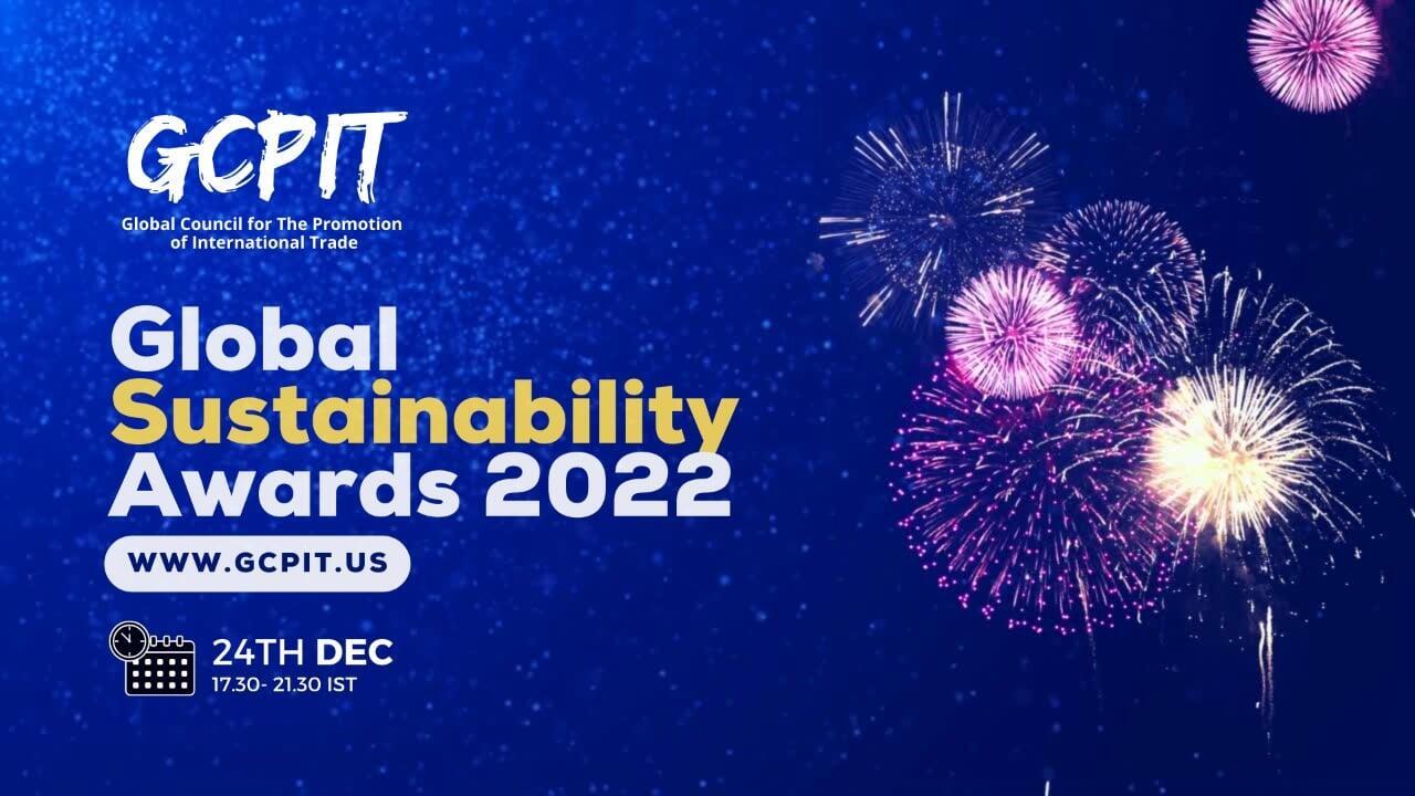 "Global Sustainability Award 2022" recognition by GCPIT